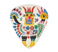 Funny graffiti Stylish and durable guitar picks, three types of thin, medium and heavy guitar picks (12 pieces), suitable for guitar, bass, electric guitar, ukulele,