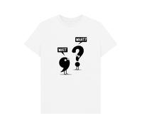 Funny Grammar T-Shirt Language & Pun Humor Tee, Funny Grammar T-Shirt - Language Nerd Pun Graphic Tee - Novelty English Teacher Gift White