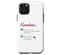 Funny Grandma Definition Bedtime Rules Case for iPhone 11 Pro