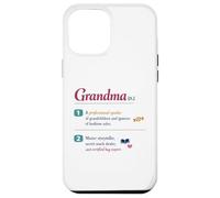 Funny Grandma Definition Bedtime Rules Case for iPhone 12 Pro Max