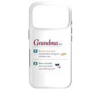 Funny Grandma Definition Bedtime Rules Case for iPhone 17 Pro