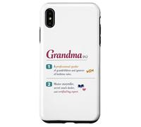 Funny Grandma Definition Bedtime Rules Case for iPhone XS Max