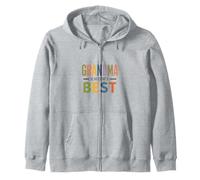 Funny Grandma's appreciation, Granny Love Zip Hoodie
