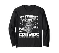 Funny Grandpa Gifts My Favorite People Call Me Grumps Gifts Long Sleeve T-Shirt