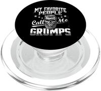 Funny Grandpa Gifts My Favorite People Call Me Grumps Gifts PopSockets PopGrip for MagSafe