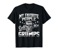 Funny Grandpa Gifts My Favorite People Call Me Grumps Gifts T-Shirt