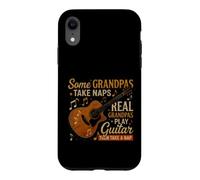Funny Grandpas Play Guitar Then Take Nap Saying Case for iPhone XR