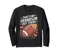 Funny Grandson Thats My Out There Football Family Humor Long Sleeve T-Shirt