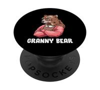 Funny Granny Bear And Grandson Grandmothers Day PopSockets Adhesive PopGrip