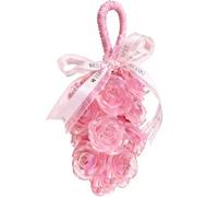 Funny Grape Soap Gift Set Unique Novelty Fruit Soap Handmade Realistic Cute Pretty Decorative Hand Soap Strong Fragrance Scented Best Gift (pink rose)