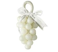 Funny Grape Soap Gift Set Unique Novelty Fruit Soap Handmade Realistic Cute Pretty Decorative Hand Soap Strong Fragrance Scented Best Gift (white)