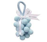 Funny Grape Soap Gift Set Unique Novelty Fruit Soap Handmade Realistic Cute Pretty Decorative Hand Soap Strong Fragrance Scented Best Gift (blue)