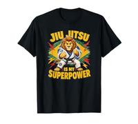 Funny Grappling Lion - Jiu Jitsu is My Superpower T-Shirt