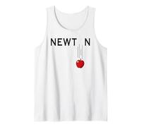 Funny Gravity Apple - Isaac Newton Laws of Physics & Math Tank Top