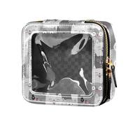 Funny Gray Cats Transparent Makeup Bag Cute Small Pattern Travel Skincare Toiletry Bag for Travel, Multi, 1 Size, Colorful, multi-coloured, 1 size, Colorful