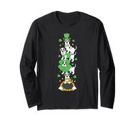 Funny Great Dane Clover St Patricks Day Womens Mens Kids Long Sleeve T-Shirt
