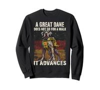 Funny Great Dane outfit for Great Dane walks Sweatshirt