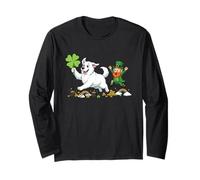 Funny Great Pyrenees Clover St Patricks Day Womens Mens Kids Long Sleeve T-Shirt
