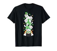 Funny Great Pyrenees Clover St Patricks Day Womens Mens Kids T-Shirt
