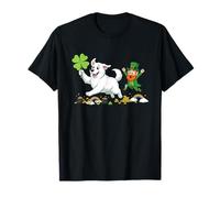 Funny Great Pyrenees Clover St Patricks Day Womens Mens Kids T-Shirt