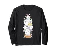 Funny Great Pyrenees Easter Egg Kids Mens Womens Easter Day Long Sleeve T-Shirt