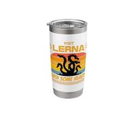 Funny Greek Mythology Visit Lerna Lernaean Hydra Stainless Steel Insulated Tumbler