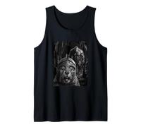 Funny Greek Warrior Spartan Helmet Beaver Tank Top