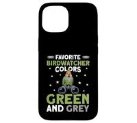 Funny Green Cheeked Conure Graphic The Best Budgies Parrot Case for iPhone 15