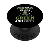 Funny Green Cheeked Conure Graphic The Best Budgies Parrot PopSockets Adhesive PopGrip