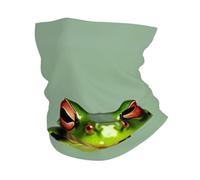 Funny Green Frogs 1 Print Headband Neck Gaiter Head Wrap Headwear