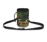 Funny Green Frogs Dog Fanny Pack Treat Pouch Sling Bag