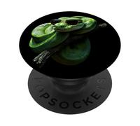 Funny Green Tree Python Lover Reptile Keeper Pet Owner Snake PopSockets Adhesive PopGrip