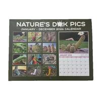 Funny Greeting Card - 2026 Fun Calendar, Thick Paper Calendar, January - December, Size 11 Inches X 8.5 Inches, Highly Suitable As a Funny Gift.