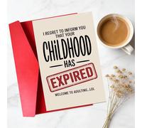 Funny Greeting Card for Men, Women - Perfect for Family, Friends & Anyone | Unique Gift & Cute Decor Idea | Humorous Card for Birthdays, Valentine's Day, Anniversaries & More A42