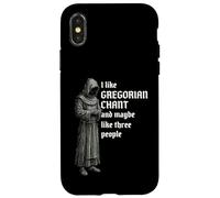 Funny Gregorian Chant Quote for Music History Musicologist Case for iPhone X/XS