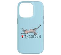 Funny Greyhound, Greyhound Couch Potato, Retired Racing Dog Case for iPhone 14 Pro