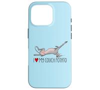 Funny Greyhound, Greyhound Couch Potato, Retired Racing Dog Case for iPhone 16 Pro