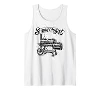 Funny Grill Master Smokeologist BBQ Smoker Design Tank Top