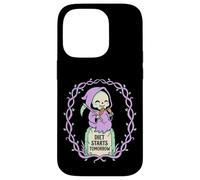 Funny Grim Reaper Diet Starts Tomorrow Corn Dog Lover Case for iPhone 14 Pro