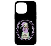 Funny Grim Reaper Diet Starts Tomorrow Corn Dog Lover Case for iPhone 14 Pro Max