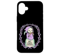 Funny Grim Reaper Diet Starts Tomorrow Corn Dog Lover Case for iPhone 16 Plus