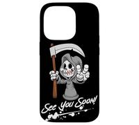 Funny Grim Reaper See You Soon B-day 50 Plus Case for iPhone 14 Pro