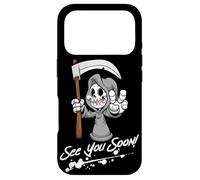 Funny Grim Reaper See You Soon B-day 50 Plus Case for iPhone 17 Pro