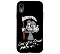 Funny Grim Reaper See You Soon B-day 50 Plus Case for iPhone XR