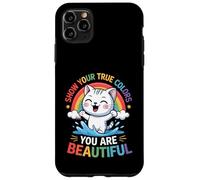 Funny Groovy Pride LGBTQ+ Cat Cats Saying Humor Case for iPhone 11 Pro Max