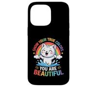 Funny Groovy Pride LGBTQ+ Cat Cats Saying Humor Case for iPhone 14 Pro Max