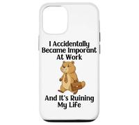 Funny Groundhog Accidentally Became Important at Work Office Case for iPhone 12/12 Pro