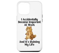 Funny Groundhog Accidentally Became Important at Work Office Case for iPhone 12 Pro Max