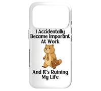 Funny Groundhog Accidentally Became Important at Work Office Case for iPhone 17 Pro