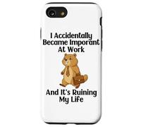 Funny Groundhog Accidentally Became Important at Work Office Case for iPhone SE (2020) / 7/8